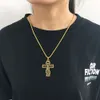 Novo colar de moda Oração de Jesus grande homem pendente homens mulheres