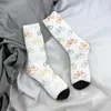 Chaussettes pour hommes chaussettes pour hommes vélos vélos montagnes sentiers descente vtt heureux respirant motif imprimé garçons équipage cadeau décontracté