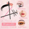 Kit per il trucco da 234 pezzi che include scatola portaoggetti in plastica, fermaglio per capelli, pennello per eyeliner, stick nero per occhi e applicatore per rossetto 13pm#