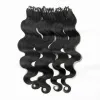 Extensions Mrs Hair Body Wave Micro Loop Human Hair Extensions Remy Microring Hair Extensions With Soft Pärlor #1B 1226 Inch 50strands/Pack