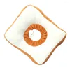 Dog Apparel Collar Outfit Anti Licking Bread Pet Supply Cat Toast Neck Cone Protective Cotton Shape Decor Soft