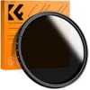 Filters K F Concept 58mm ND2-ND400 Variable ND Filter Neutral Density Adjustable Filter Suitable for Canon Nikon SLR Cameras with Cleaning ClothL2403