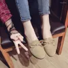 Casual Shoes Spring Summer Women's Single Fashion Bekväma icke-halkfria kvinnliga bowknot mjukt ansikte 35-40