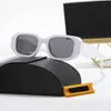 Nouvelles lunettes de soleil PRA Lunettes de feuille de cadre étroite polygon