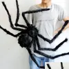 Andra festliga partier Halloween Decoration Black Spider Haunted House Prop inomhus utomhus NT 3 Size Drop Delivery Home Garde DHB2I