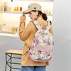 Sacs d'école Fleur Sac à dos Adolescentes Étudiant Port USB Écouteur Jack Voyage Fille Floral Cartable