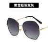 2 szt. Moda luksusowy projektant 2020 Nowe damskie okrągłe okulary przeciwsłoneczne Koreański trend anty ultrafioletowy spolaryzowane okulary przeciwsłoneczne