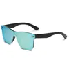 Сиамские солнцезащитные очки в большой оправе, красочные светоотражающие солнцезащитные очки с ртутью, женские очки для вождения для водителей