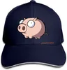 Casquettes de baseball Chapeau de baseball en forme de cochon mignon Casquette sandwich Chapeaux de soleil Vintage unisexe réglable de camionneur lavable