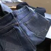 Kvinnors jeans S-5XL BLÅ KVINNOR TITTNA Vinterplysch Varma denim Pants Stor storlek Jean Harem Kvinnliga löst byxor