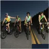 Rennjacken USB wiederaufladbar Radfahren Reflektierende Laufausrüstung Verstellbarer LED-Gürtel Gehschärpe Drop Lieferung Sport im Freien Athleti Otagl