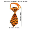 Vêtements pour chiens 50pcs Halloween Style Bow Ties Pet Cat Petit Collier Cravates Chiens Vacances Animaux Accessoires de toilettage