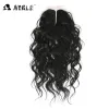 Weave Noble Synthetic Hair 1620 inch 7Pieces Black Blonde Weaving Body Wave Hair 6 Bundles With Closure Lace For Black Women