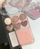 GOGO TALES Stick Sweet Heart Powder Fard Ombretto Palette Blush Highlights Trucco marrone caramello 240318