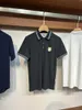 Męskie koszulki BC Klasyczne High End Business Business Long Inteved Polo Shirt 2024 Summer Thin Comfort Old Money Oddychalność bawełniana