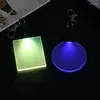 Keychains LED Light Keychain Acrylic For KEY Ring Portable House Car