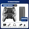 لوحات المفاتيح 2023 جديدة 128G 20000 ألعاب Retro Sticks 4K H9 Console 32GB 64GB 2PCS وحدات تحكم سلكية/لاسلكية لـ PS1 GBA SFC GBC