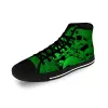 Buty Skull Skeleton Paisley Horror Halloween Casual Cabrant 3D Print High Top Canvas Mash