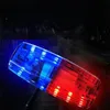 LED Rot Blau Multifunktions Clip Blinkende Warnung Sicherheit Schulter Polizei Lichter USB Lade Notfall Lampe Fahrrad Zubehör