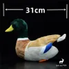 Mallard Duck Anime Cute Plushie Wild Plush Toys Lifelike Animals Simulation Stuffed Doll Kawai Toy Gifts For 240321