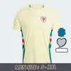 Maglia da calcio Galles 2024 WILSON RAMSEY BALE Euro Cup 24 Maglia da calcio per squadra nazionale Uomo Kit per bambini Set completo Uniforme Maglia da calcio BROOKS JOHNSON