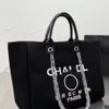 أكياس CC Luxury Letter Totes Handbag Fashion Canvas Bag Womens Ladies CH مطرزة على حقائب اليد مصممة للمصممين على حقيبة ظهر عبر الجسم H68U