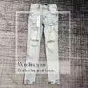 Designer jeans heren paarse jeans denim broek modebroek high-end kwaliteit rechte ontwerp retro streetwear casual joggers joggers pant gewassen oude jeans 72