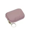 Leather card bag European and American luxury leather wallet ins wind foreign trade bank card storage small bag key chain