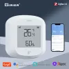 Control GIRIER Tuya ZigBee Temperature and Humidity Sensor Wireless Smart Home Thermometer Hygrometer Works with Alexa Alice Hey Google