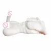 Mannelijke sekspop voor vrouwen met realistische dildo torso Volwassen seksdoll met penis Grote lul Strak anaal Unisex seksspeeltje voor vrouwen Trio Paar seksplezier (huidskleur)