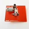 Zaagmachines Mini -bord såg lyftfunktion träbearbetning elektrisk liten bänk såg handgjorda diy hobby modell hantverk skärverktyg 775 motor