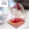 Wine Glasses Handmade lead-free crystal red wine glasses obique goblet creative rainbow wine glasses for home use L240323