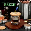 Bar Tools Cocktail Smoker Kit With Torch 4 Wood Chips Whiskey Stones Spoon Ice Tong Smoker Accessories Without Butane For Bartender 240322