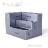 Boormachine Qianli kub lagringslåda aluminiumlegering modulär telefonreparation behållare pincezers skruvmejsel skruvdelar magnetisk insättning Organisera