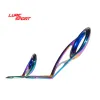 Rods LureSport KT KL25 Guide Mn 12st Guide Set Rainbow Frame Blue Ring Guide Rod Building Component Reparation Diy Accessory
