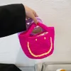 Designer Luxury fashion tote bags Wallets Ins niche Korean hand bag female 2022 new knitted bucket bag net red smiling face hand bag