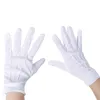 1 paire de gants de Performance de sécurité militaire, blanc à trois forces, étiquette fine pour réception, défilé circulaire Wenwan