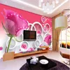 خلفيات Wellyu Papel de Parede Papier Peint Custom Wallpaper 3D Trees Rose TVERS لجدران جدار غرفة المعيشة