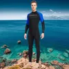 Spandex Wetsuit Men Scuba Diving Winter Winter Wetsuits بدلة كاملة للسباحة معدات التجديف بركوب الأمواج الأسود 240321