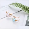 Manchette d'oreille petites perles de cristal manchettes pour femmes filles or cuivre pas de Clips de perçage boucles d'oreilles livraison directe bijoux Dhygm