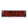 Wanduhren Große digitale Renn-Timing-Uhr für den Innenbereich, LED, mit Stoppuhr und Countdown-Timer-Alarm