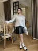 Kvinnorjackor 2024 Spring Sexy Fashion Women Off Shoulder Feather White Jackrock för damer DDXGZ2 2.19