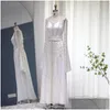 Urban Sexy Kleider Party Luxus Dubai Marokkanischer Kaftan Elfenbein Abend für Frauen Hochzeit Elegant Langarm Muslim Arabisch Formal Drop D Dhunx