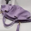 Hobo – sac Hobos en cuir véritable pour femmes, sac à main avec fermeture éclair à nœud, grande capacité, bandoulière souple de luxe de marque de styliste