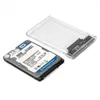 Transparent verktyg gratis 2,5 tum USB 3,0 5 Gbps till SATA III Extern hårddisk HDD -kapsling SSD -stöder UASP