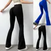 Pantalon de sport taille haute portant des fesses de pêche LL évasées pour le Yoga de Fitness pour femmes en plein air
