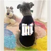 Abbigliamento per cani Abbigliamento firmato T-shirt in cotone morbido e confortevole di marca con maglietta estiva con motivo classico a lettera per cani di piccola taglia Ch Otzka