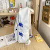 バックパックファッション女性かわいいカワイイティーンガールズスクールバッグ防水bookbag collegラップトップリュックサックナイロントラベルモキラ