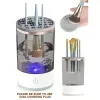 usb Charging Electric Makeup Brush Cleaner Machine: 3-in-1 Automatic Cosmetic Brush Quick Dry Cleaning Tools e8j9#
