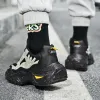 Skor män reflekterande andningsbara nät springa sneakers skor casual promenad jogging sneakers bästsäljande mode zapatillas